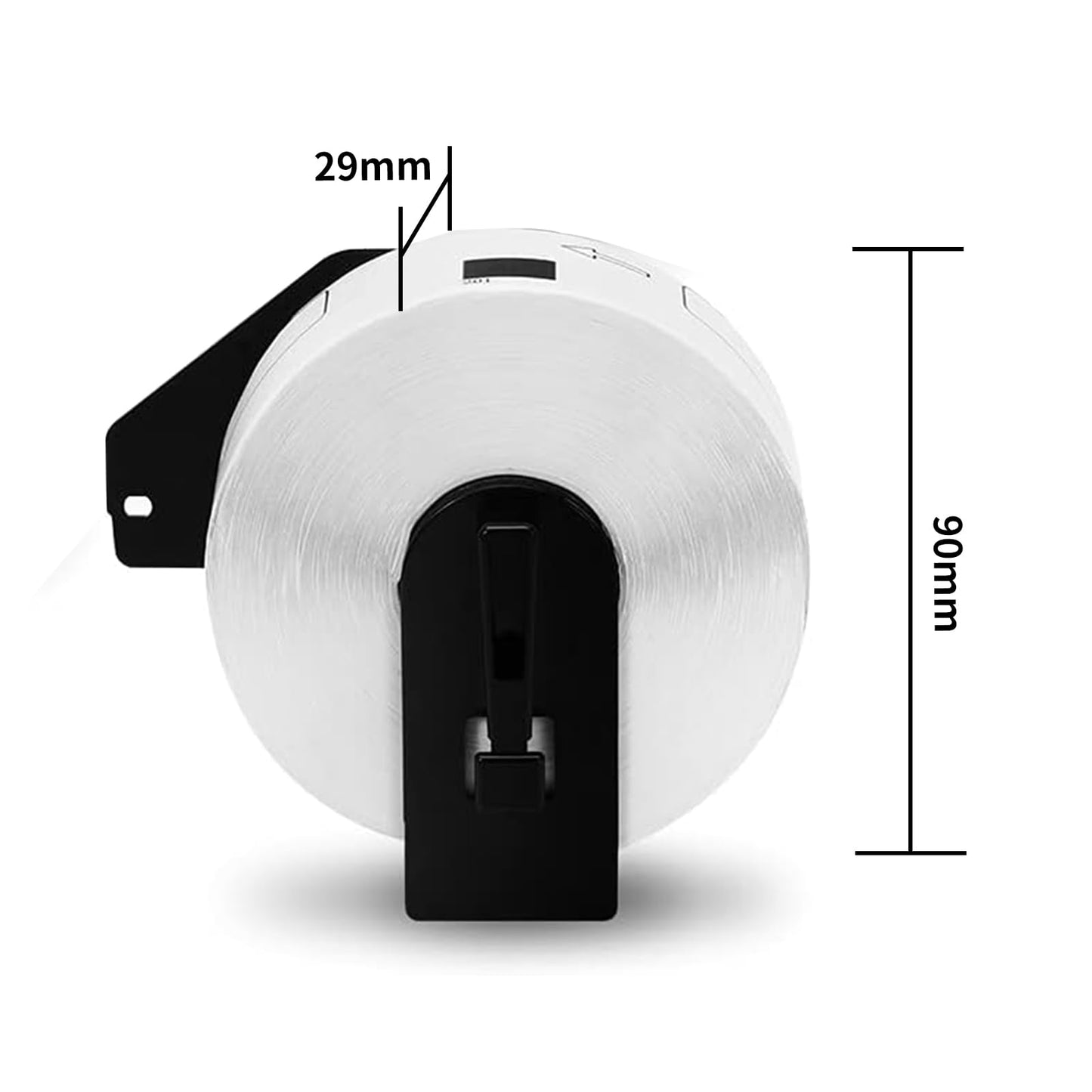 6 Rolls Compatible with Brother DK-1201 Standard Address Labels Die-Cut 1.1'' x 3.5'' (29mm x 90mm) for QL 600 550 810w Label Printers, 400 Labels/Roll