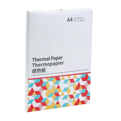 Thermopapier A4-200 Blatt papier thermique - Papiers thermique - Compatibile avec phomemo and COLORWING M08F Imprimantes portables (210mmx297mm, 200 feuilles)