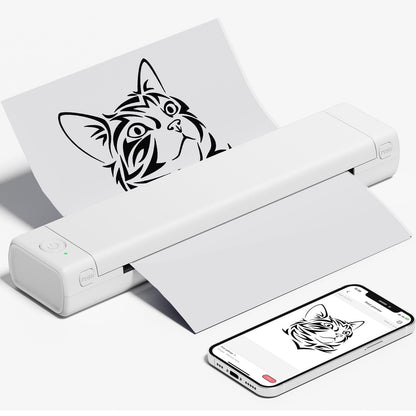 COLORWING Tattoo Transfer Stencil Machine,Thermal Printer Tattoo Wireless Printer,Portable Tattoo Stencil Printer Copier Machine,Inkles Travel Printers Compatible with Android and iOS Phone &Laptop